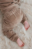 Комплект велюровый кофейный от 6 месяцев до 3 лет + фото №4